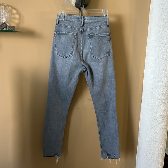 Agolde Pinch Waist Skinny in Interlude Size 265 Jeans Gray Wash 5 Pocket Denim - Picture 7 of 15